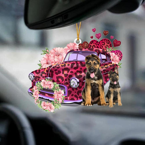 German Shepherd-Make My Life-Two Sided Ornament