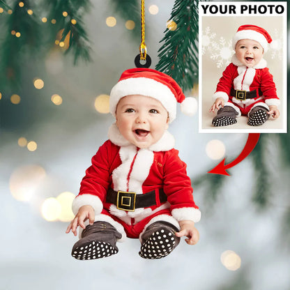 Baby Cute Custom photo Ornament Christmas