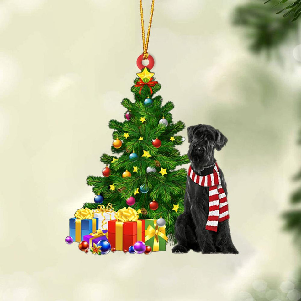 Godmerch- Ornament- Giant Schnauzer-Christmas Star Hanging Ornament, Happy Christmas Ornament, Car Ornament