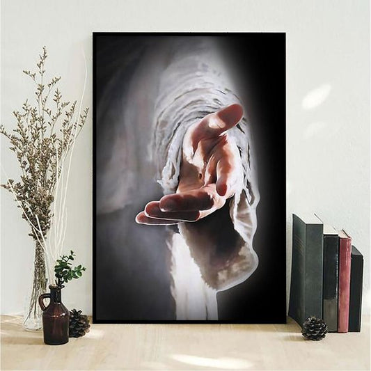 God Poster Take My Hand - Matte Canvas
