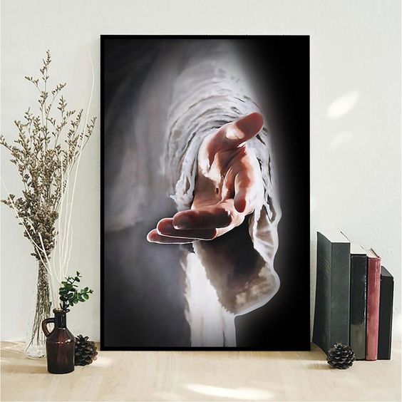 God Poster Take My Hand - Matte Canvas