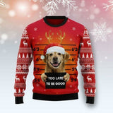 Golden Retriever Dog Ugly Christmas Sweater 