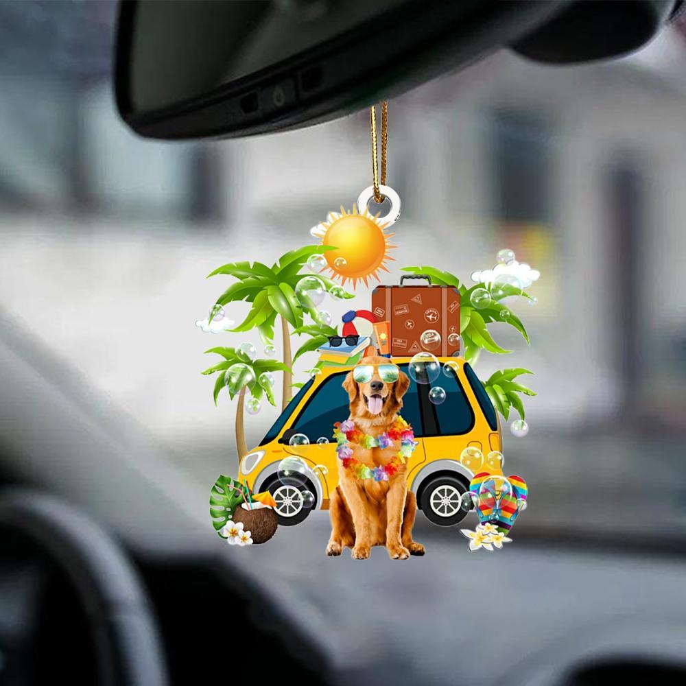 Golden Retriever-Nice Summer-Two Sided Ornament
