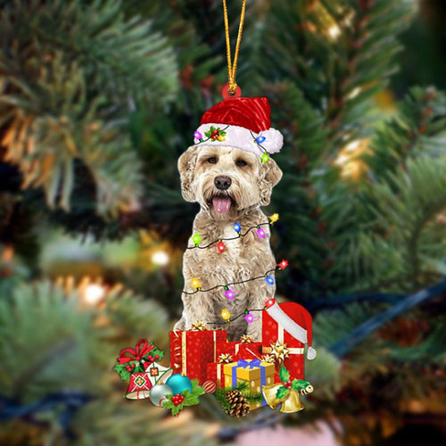 Ornament- Goldendoodle 1-Dog Be Christmas Tree Hanging Ornament, Happy Christmas Ornament, Car Ornament