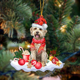 Godmerch- Ornament- Goldendoodle-Better Christmas Hanging Ornament, Happy Christmas Ornament, Car Ornament