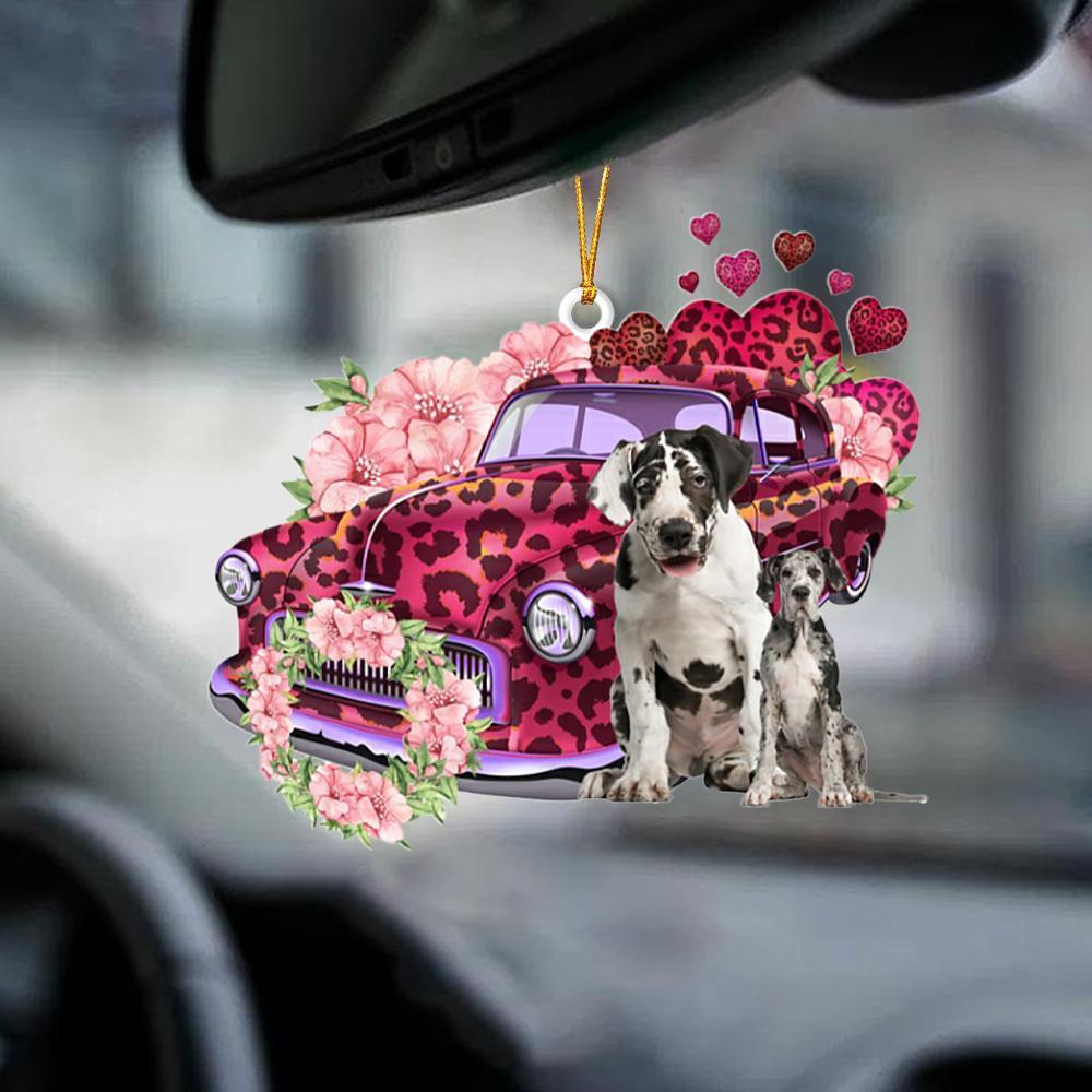 Great Dane-Make My Life-Two Sided Ornament