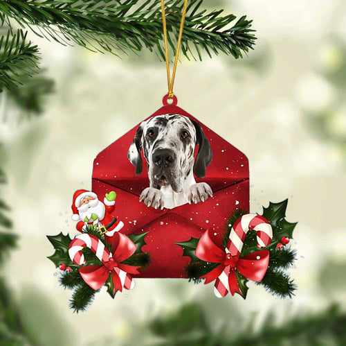 Great Dane Christmas Letter Ornament Dog Christmas Decoration