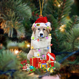 Ornament- Great Pyrenees 1-Dog Be Christmas Tree Hanging Ornament, Happy Christmas Ornament, Car Ornament