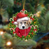 Godmerch- Ornament- Great Pyrenees 1-Xmas Bandana Hanging Ornament, Happy Christmas Ornament, Car Ornament
