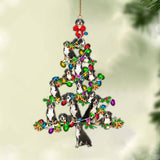 Greater Swiss Mountain Dog-Christmas Tree Lights-Two Sided Ornament, Christmas Ornament, Car Ornament