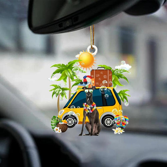 Greyhound-Nice Summer-Two Sided Ornament