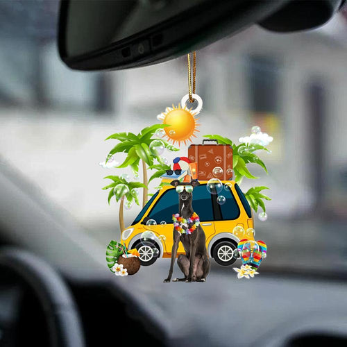 Greyhound-Nice Summer-Two Sided Ornament