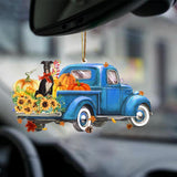 Greyhound-Little Pumpkin-Two Sided Ornament