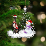 Greyhound-Star Tree Hanging Ornament