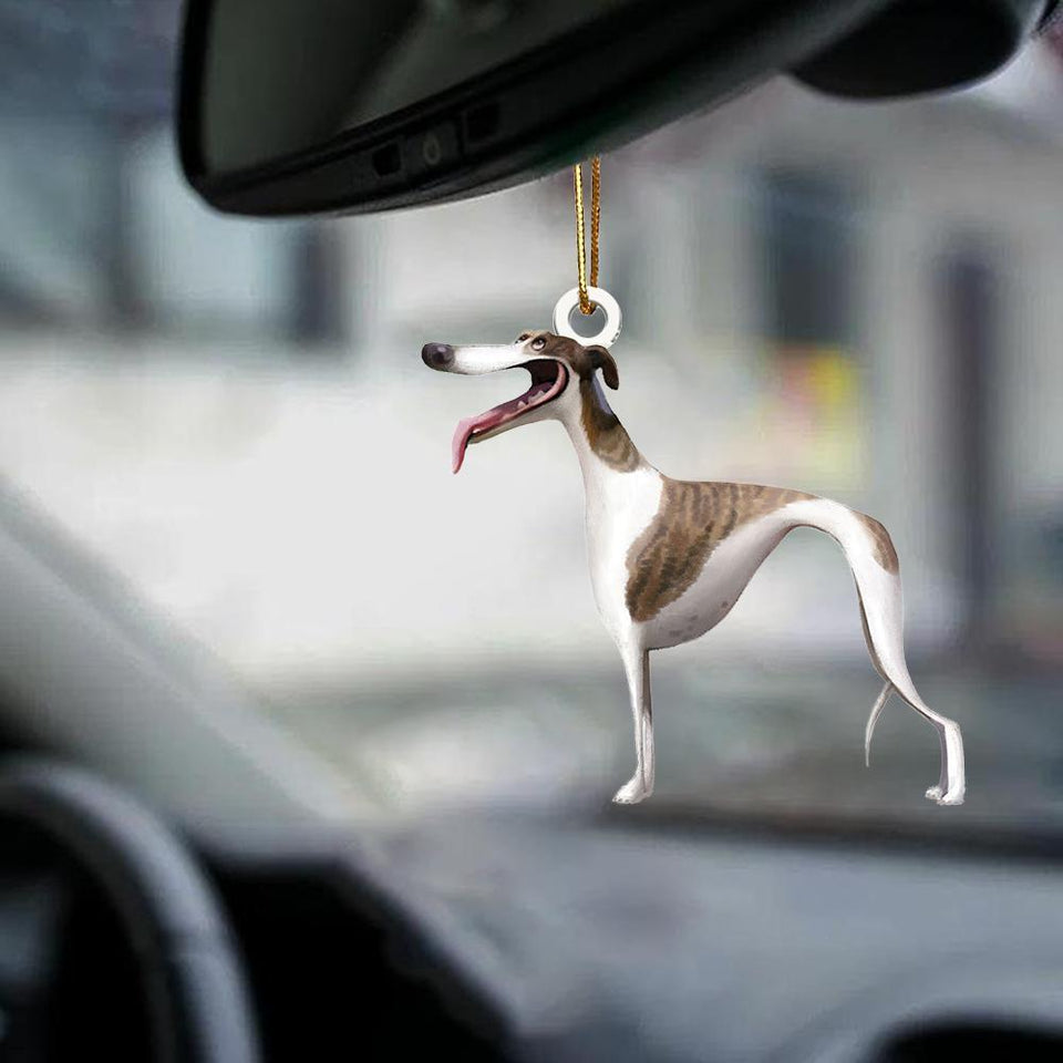 Greyhound-Look At Me-Two Sided Ornament