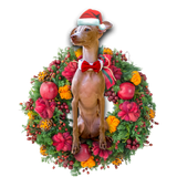 Godmerch- Ornament- Greyhound Christmas Ornament, Happy Christmas Ornament, Car Ornament