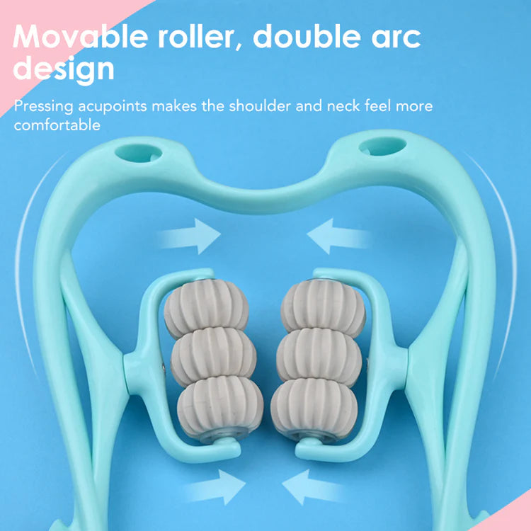 6-Wheel Pressure Point Neck Massager