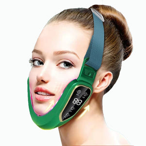 Facial Lifting Device LED Photon Therapy Facial Slimming Vibration Massager Double Chin V-shaped Cheek Lift Face