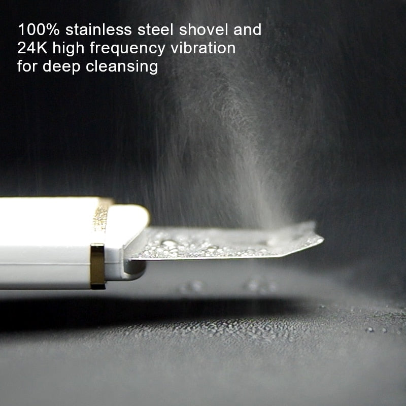 Ultrasonic Skin Scrubber Deep Face Cleaning Machine Peeling Shovel Facial Pore Cleaner Face Skin Scrubber