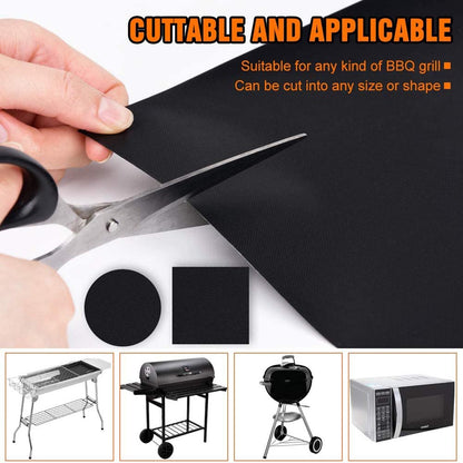 BBQ Grill Mat Barbecue Outdoor Baking Non-stick Pad Reusable Cooking Plate 40 * 33cm Effortless Cooking and Cleaning