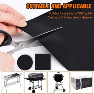 BBQ Grill Mat Barbecue Outdoor Baking Non-stick Pad Reusable Cooking Plate 40 * 33cm Effortless Cooking and Cleaning
