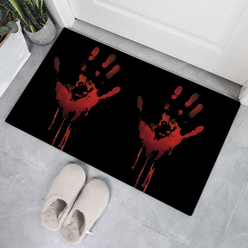 3D Bloody Hand Halloween Doormat