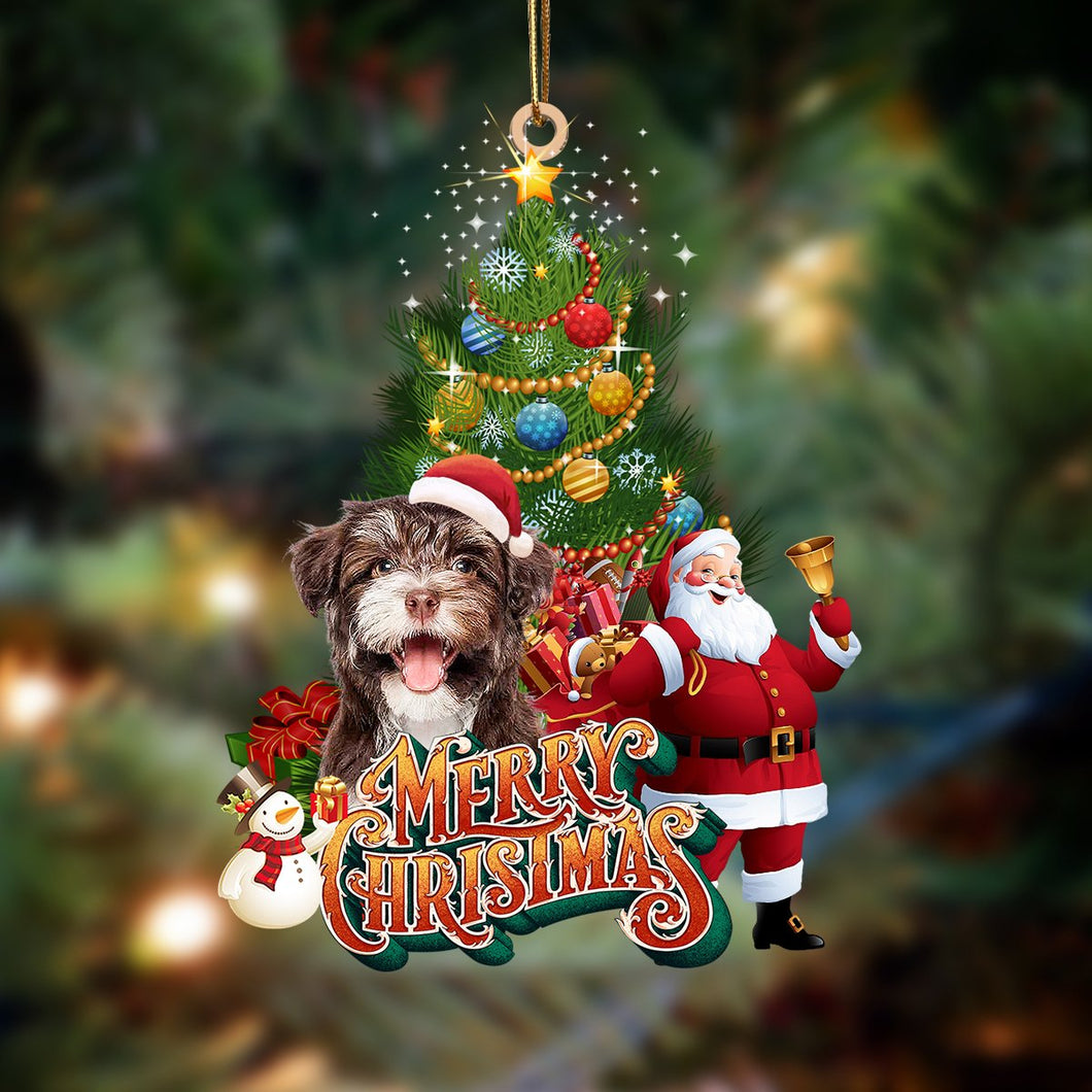 Godmerch- Ornament- Havanese-Christmas Tree&Dog Hanging Ornament, Happy Christmas Ornament, Car Ornament