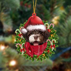 Godmerch- Ornament- Havanese 2-Xmas Bandana Hanging Ornament, Happy Christmas Ornament, Car Ornament
