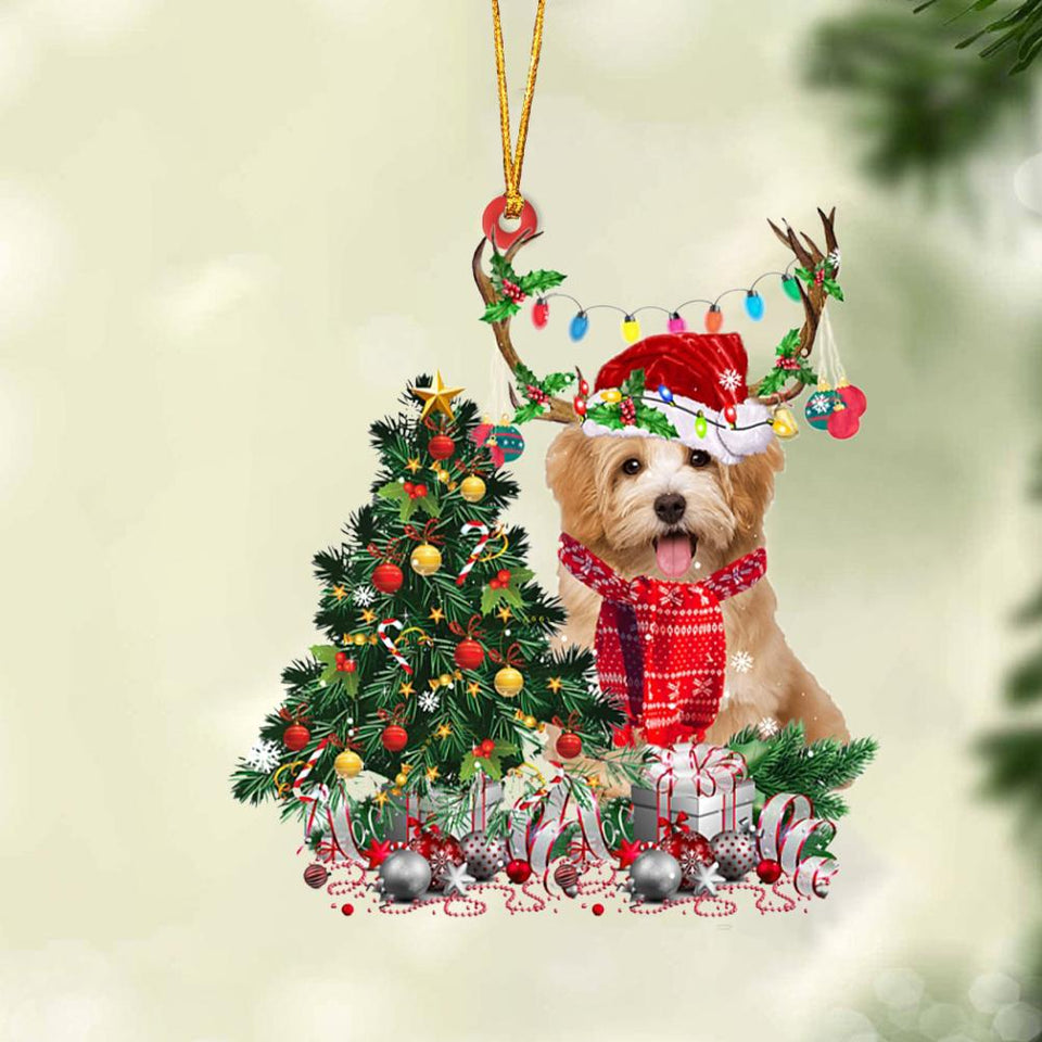 Godmerch- Ornament- Havanese 3-Christmas Tree Gift Hanging Ornament, Happy Christmas Ornament, Car Ornament