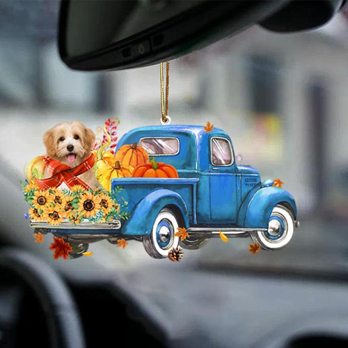 Havanese 3-Little Pumpkin-Two Sided Ornament