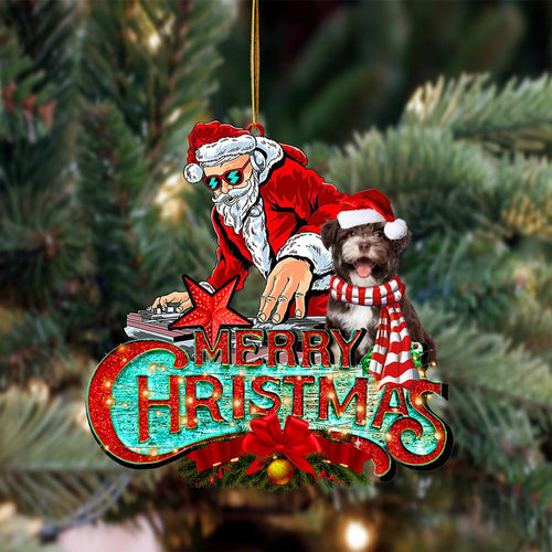 Havanese-Christmas Rock Two Sided Ornament