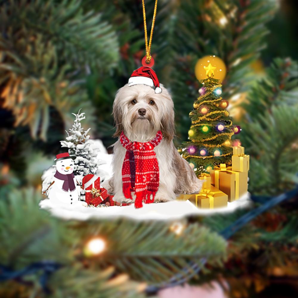 Havanese Christmas Ornament Christmas Tree Hanging Acrylic Ornament Gift