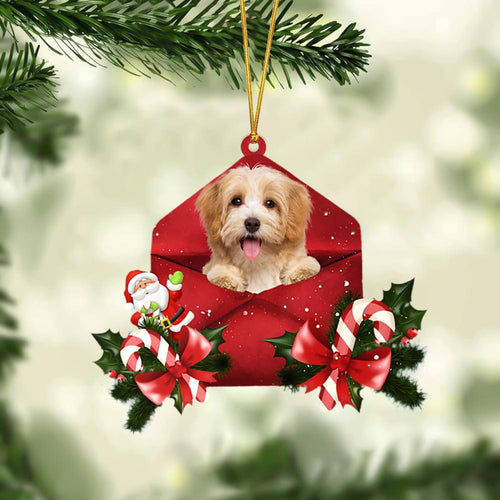 Havanese Christmas Letter Ornament Dog Christmas Decoration