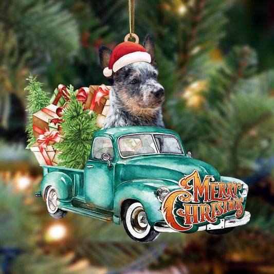 Heeler-Green Truck Hanging Ornament
