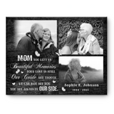 Loss Of Mom Gift, Mother Memorial Canvas, Remembrance Gift For Loss Of Mom