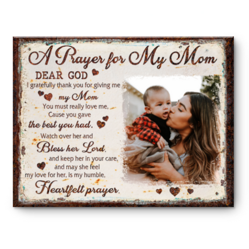 Prayer For My Mom, Custom Gift For Mom, Personalized Mother’s Day Gift