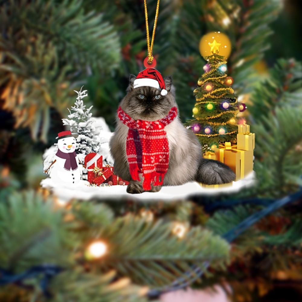 Godmerch- Ornament- Himalayan Cat Christmas Ornament Dog Ornament, Car Ornament, Christmas Ornament