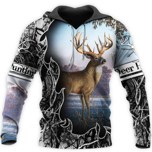 Hunting Gifts Deer Hunting Gifts Camo Deer Hunting US Unisex Size Hoodie