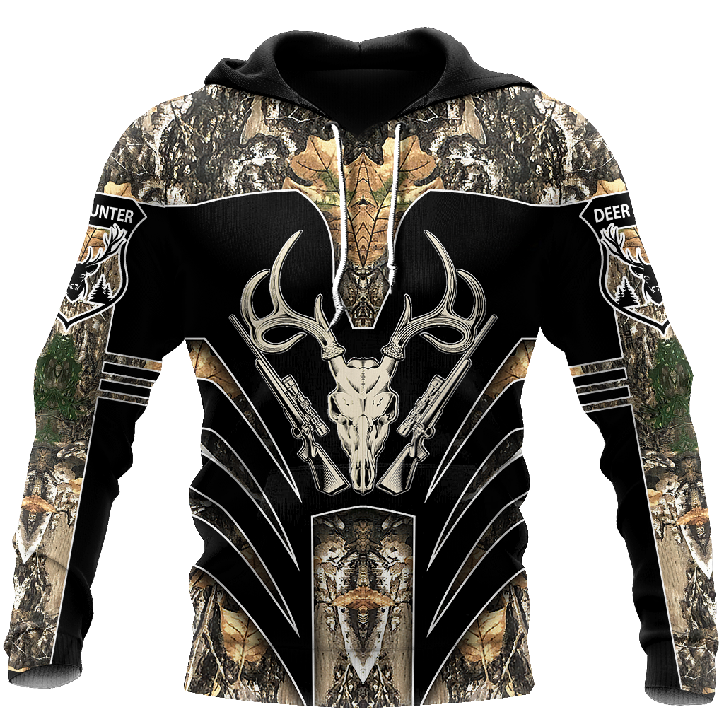 Hunting Gifts Deer Hunting Gifts Bow Hunting Camo All Over Printed US Unisex Size Hoodie