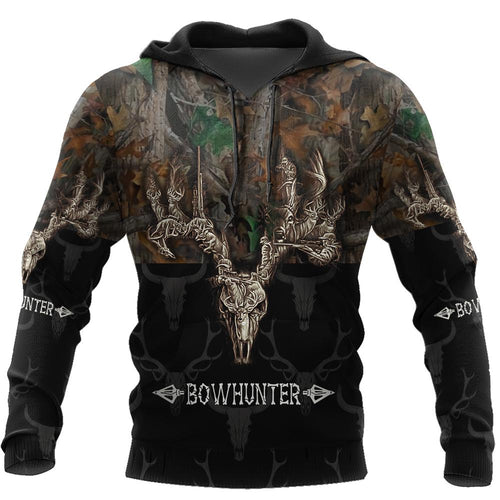 Hunting Gifts Deer Hunting Gifts All Over Printed Deer Hunter US Unisex Size Hoodie