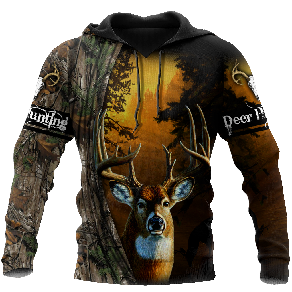 Hunting Gifts Deer Hunting Gifts Hunting Deer and Drinking Beer US Unisex Size Hoodie