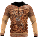 Hunting Gifts Deer Hunting Gifts Deer Hunting All Over Printed US Unisex Size Hoodie