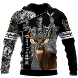 Hunting Gifts Deer Hunting Gifts Huntaholic - Deer Hunting All Over Printed US Unisex Size Hoodie