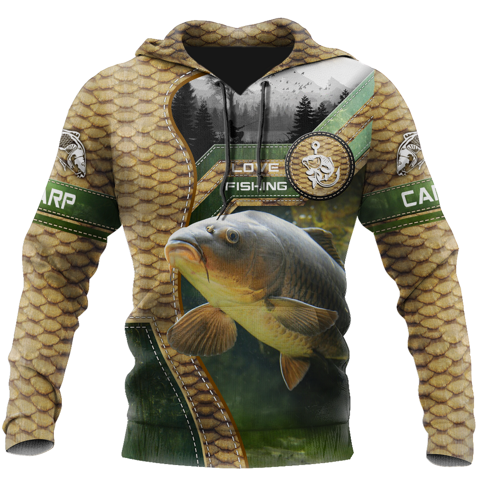 Fishing Gifts Carp Fishing Master Camo US Unisex Size Hoodie