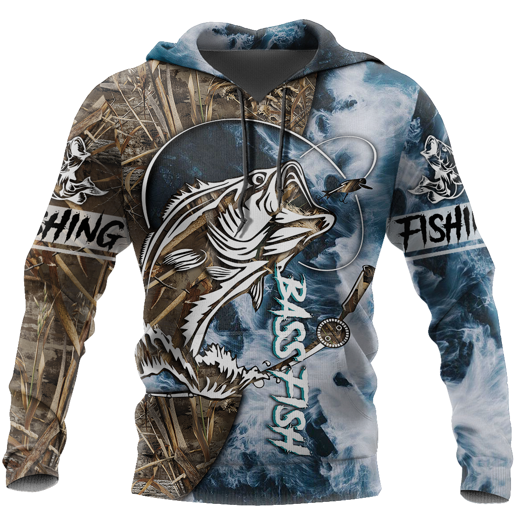 Fishing Gifts Sea Bass Fishing Huk Up Gear US Unisex Size Hoodie