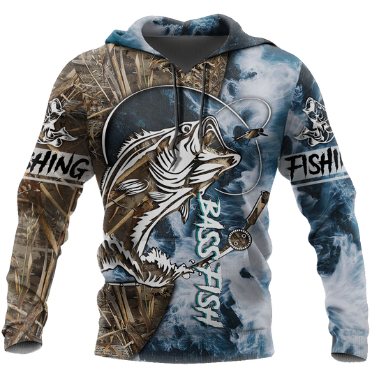 Fishing Gifts Sea Bass Fishing Huk Up Gear US Unisex Size Hoodie
