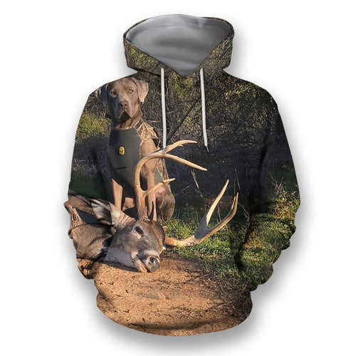 Hunting Gifts Deer Hunting Gifts All Over Printed Deer Hunting US Unisex Size Hoodie