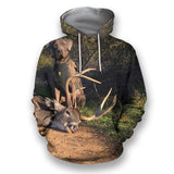 Hunting Gifts Deer Hunting Gifts All Over Printed Deer Hunting US Unisex Size Hoodie