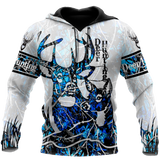 Hunting Gifts Deer Hunting Gifts All Over Printed Deer Hunting US Unisex Size Hoodie