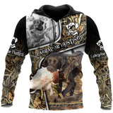 Hunting Gifts Deer Hunting Gifts Labrador Hunting All Over Printed US Unisex Size Hoodie